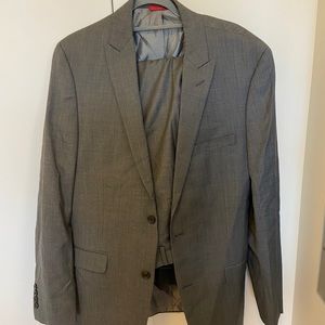Grey slim fit suit